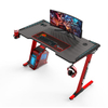 Z-förmiger, umweltfreundlicher Gaming-Schreibtisch mit Kohlefaserstruktur für zu Hause Z5-7