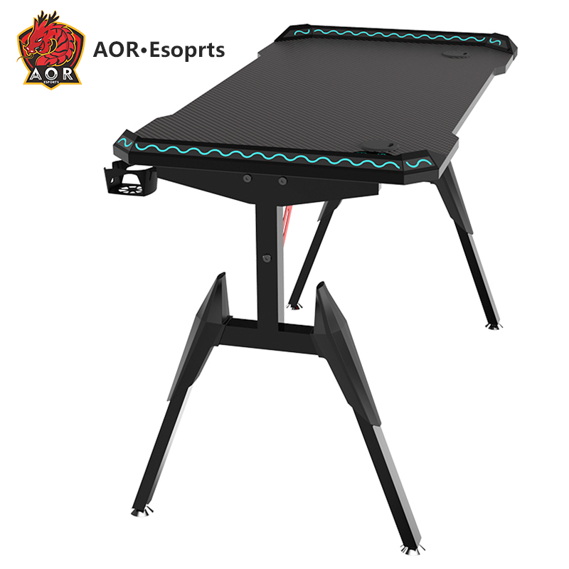T-förmiger, umweltfreundlicher, ergonomisch gestalteter Büro-Gaming-Schreibtisch T1-C