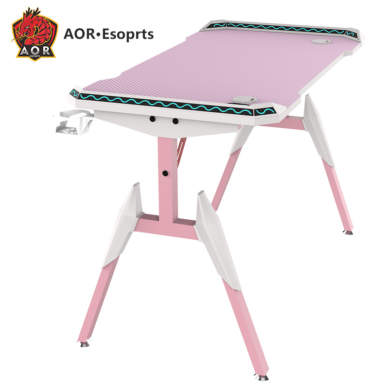 T-förmiger, umweltfreundlicher, ergonomisch gestalteter Büro-Gaming-Schreibtisch T1-C