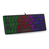 Kabelgebundene Tastatur mit drei Farben und hellem Bürospiel, grenzüberschreitende Desktop-Laptop-Tastatur
