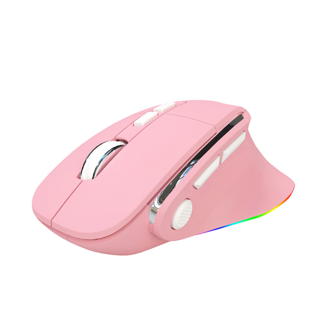2,4 g kabellose Maus mit Dual-Modus, kabelgebunden, kabellose Pferdelicht-Lade-Gaming-Maus