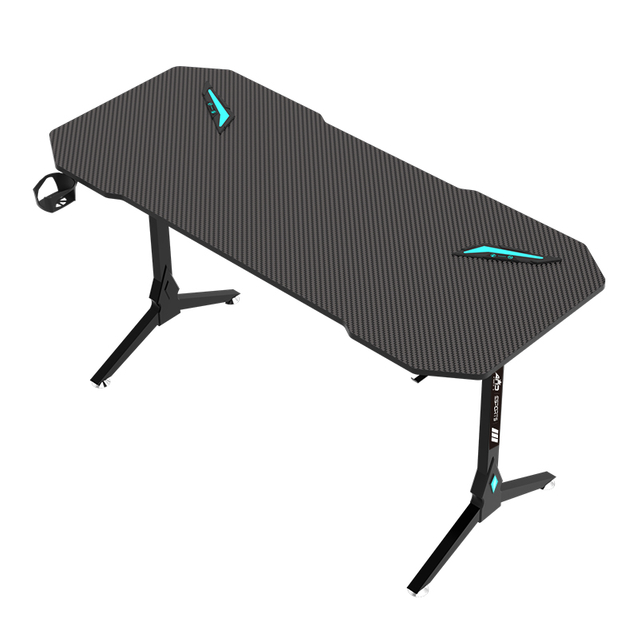 Ergonomisches Design, umweltfreundlicher Spanplatten-Gaming-Schreibtisch, 180 cm, S1-Y
