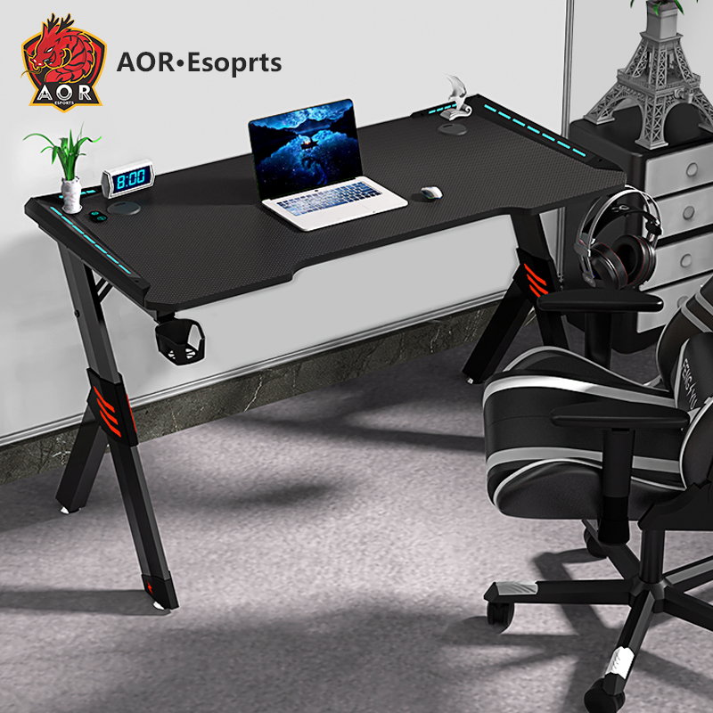  Umweltfreundliche Spanplatten-Gaming-Schreibtisch der Güteklasse P2 für Zuhause und Büro R2-7