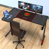 Gaming-Schreibtisch aus Spanplatten der Güteklasse P2 mit ergonomischem Design für Büro L1-7