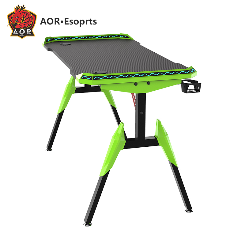 T-förmiger, umweltfreundlicher, ergonomisch gestalteter Büro-Gaming-Schreibtisch T1-C