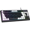 Gaming-Tastatur G69, kabelgebundene Tastatur, mechanisches Gefühl, E-Sport, RGB-Glühen, 87 Tasten, Büro, Zuhause
